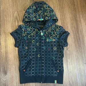 COOGI women Multicolor Patterned Hoodie
